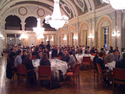 A picture from the speakers' dinner