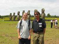 Bobby och arkeologen Claudio Cristino