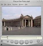 Picture from the Piazza San Pietro video